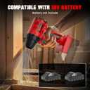 ohyes Air Duster 380W Brushless Motor 100,000RPM Compatible with Milwaukee 18V Battery Variable Speed Jet Fan for Jobsite Woodcraft & Workshop Cleaning (Battery not Included)