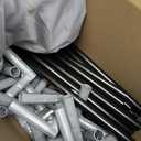 Pamo Babe Portable Crib Baby Playpen with Mattress and Carry Bag Grey