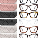 CCVOO 6 Pack Oprah Reading Glasses for Women, Eyeglasses, Blue Light Readers for Women, Computer Eye Glasses, Cheaters
+3.0