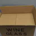 C CREST Wine Glasses Set of 8, 12oz, Lead-free, Clear, Durable Glassware