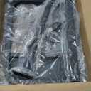 facka Adjustable TV Tray Table with Rounded Metal Corners, C-Shaped Snack Table for Couch, Sofa, Bed or Chair, Small Space Side Table for Eating, Dinner, or Laptop Use