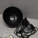 Plug in Pendant Light, 15FT Hanging Lights with Plug in Cord, On/Off Switch, Industrial Pendant Light with Plug in Cord, Metal Hanging Lamps for Living Room, Kitchen, Dining Room, Bedroom (Black)