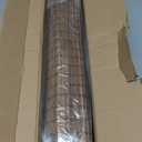 Cordless Bamboo Roman Shades 20x48in, Light Filtering Bamboo Blinds for Indoor Windows, Office, Bathroom and Living Room, Privacy Teak.