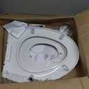 Jool Baby Quick Flip Toilet Seat with Built-in Potty & Splash Guard for Toddler Training, Slow Close (Elongated)