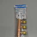 SharkBite 3/4 Inch x 1/2 Inch Outlet 4 Port Open Multi-Port Tee, Push-to-Connect Brass Plumbing Fittings, PEX, Copper, CPVC, 25554LF