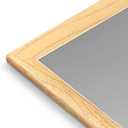upsimples 12x16 Picture Frame Natural 3 Pack, Scratch-Proof Poster Frames 12 x 16 for Photo Gallery - Slide-In Strips, Horizontal or Vertical Wall Mounting