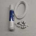 Inline Water Filter for Refrigerator and Ice Maker(1 Pack),1/4" Push Connect Post Carbon Filter Replacement for Reverse Osmosis Water System,Include 1/4" Water Line and Quick Connect Fittings (Inline Water Filter(1 pack ) and 10FT water line)