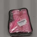 4 Sizes Self-Grip Hair Rollers Set for Long, Short Hair and Bangs - 50 Pcs with Clips (25mm, 36mm, 48mm, 60mm), Pink