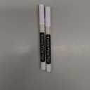 ARTISTRO 2 White Permanent Marker - Waterproof Markers for Tire, Fabric, Rocks, Glass, Ceramic, Wood, Paper - Oil Based Paint Pens - Extra-Fine Tip 0.7mm