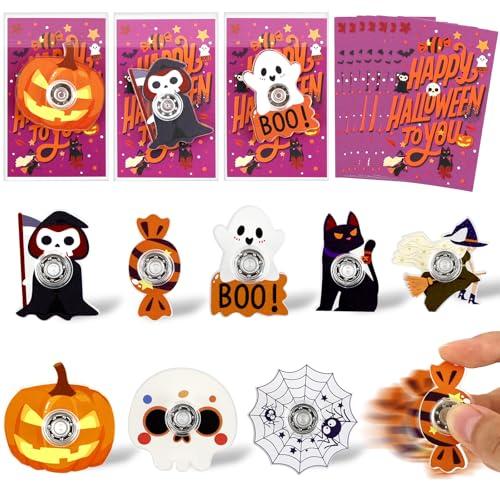 ERTIUANIO 23 Pcs Halloween Fidget Spinner Bulk for Teens Adults, Halloween Trick Or Treat Goodie Bag Stuffers, Halloween Party Favors Supplies Classroom Prizes Giveaways Gifts for Boys Girls