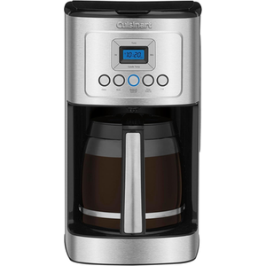 Cuisinart 14-Cup Coffee Maker, Programmable PerfecTemp Glass Carafe Coffee Machine with 1-4 Cup Setting, Brew Strength Control and Brew Pause, Stainless Steel, DCC-3200NAS