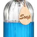 2025 Version Soap Dispenser with Silicone Pad Premium Quality Dish Soap Dispenser, Hand Soap Dispenser Rust Proof Stainless Steel Pump Ideal for Kitchen Dish Soap, Bathroom Soap