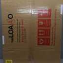 LOAAO Black Metal Framed Bathroom Mirror for Wall, 24X36 Inch Rounded Rectangle Mirror, Matte Black Bathroom Vanity Mirror Farmhouse, Anti-Rust, Hangs Horizontally or Vertically