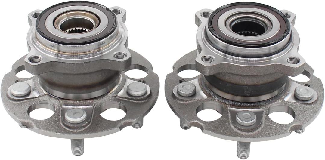 MOTOKU Pair Rear Wheel Bearing and Hub Assembly with 5-Lug for Honda CRV 2007-2011 Acura RDX 2007-2012 2016-2018 AWD or 4WD Rear Left Driver and Right Passenger Side
