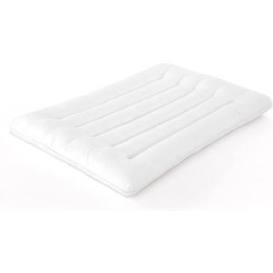 HOMBYS Ultra Thin Flat Pillow for Sleeping, Thin Pillow for Back Sleeper, Supportive Stomach Sleeping Pillow, Slim Bed Pillow, Machine Washable-King Size 18x36, White