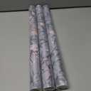 3 x Boho Floral Wallpaper Peel and Stick Leaf and Bird Contact Paper Blue and Pink Wallpaper for Cabinets Thickened and Waterproof Self Adhesive Removable Wallpaper for Bedroom Vinyl 17.378.7