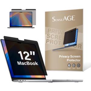 SenseAGE Magnetic Privacy Screen Filter for MacBook 12 Inch, Anti Blue Light and Glare Privacy Screen Protector, Laptop Privacy Filter, Compatible with MacBook 12 inch (A1534)