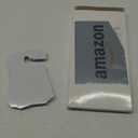 Vicenpal 100 Pack Blank Parking Permit Hang Tag Parking Placards Hang Tag 3 x 5 Inch for Car Rear View Mirror(White)