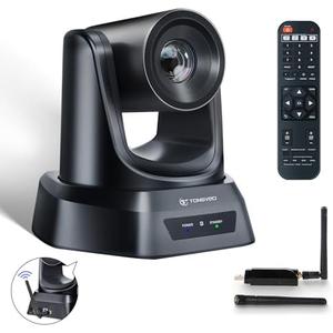TONGVEO Wireless Conference Room Webcam, Church Live Streaming 20X USB 1080P 60fps PTZ Camera for Worship Services Online Conference, Works with Zoom, Skype OBS Easy to Set Up TONGVEO Wireless Conference Room Webcam, Church Live Streaming 20X USB 1080P 60fps PTZ Camera for Worship Services Online Conference, Works with Zoom, Skype OBS Easy to Set Up