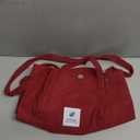 Corduroy Tote Bag Cute Tote Bags for Women Shoulder Bag with Inner Pocket for Work Beach Travel and Shopping Grocery