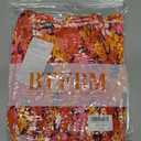 BTFBM Womens Spring 2026 Casual Maxi Dresses Short Sleeve Smocked Tiered Floral Boho Long Beach Dress with Pockets (M)