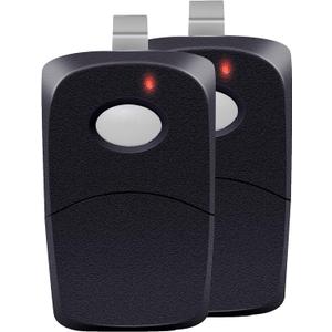 2 for Multi-Code 3089 MultiCode 308911 Linear MCS308911, 300MHZ 10 Dip Switch Gate Opener Remote, Multi Code Garage Door Opener10-Year-Warranty (Black)