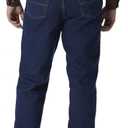 Wrangler Riggs Workwear Men's Lined Relaxed Fit Jean, 34W x 32L, Antique Indigo