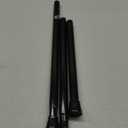 Shower Curtain Rod 45-77 Inch Black Shower Tension Rod Adjustable Curtain Rod No Drilling Tension Curtain Shower Rods for Bathroom Windows