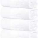 Towels 4 Piece Extra Large Bath Towels 30 x 60 Inches, White