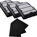 3PCS HAPF600 Air Filter and Pre Filter Replacement for Holmes Air Purifier HAP615 HAP625 HAP650 HAP725 HAP750 HAP1625 HAP1650 HAP1750, for GE 106633 106643 106653 106569 106853