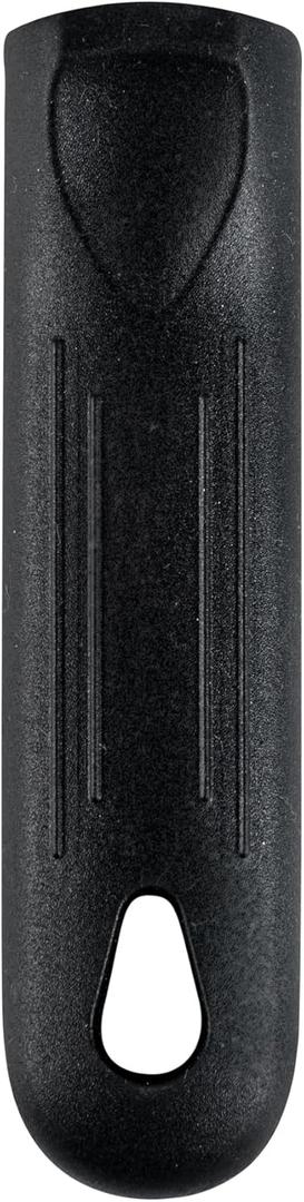 Restaurantware Silicone Hot Handle Holder - Met Lux Heat Resistant Fry Pan Sleeve, Dishwasher Safe - Non-Slip Pat Holder Sleeve Fits 8 inch & 9 inch Aluminum Pans, Black