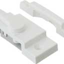 2 x Prime-Line F 2667 Sash Lock, 2-1/16 In. Hole Centers, Fits Single and Double Hung Vinyl Windows, Vinyl Construction, White, (Single Pack)