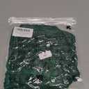 Avidlove Women's 2 Piece Short Sleeve Ruffle Mesh Sheer Nightgowns with Thongs Babydoll Lingerie Set (Green, Small)