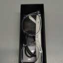 Smart Glasses for Men Women, Open Ear Bluetooth Glasses with Photochromic Lenses, Touch Control, Voice Assistant Clear Audio, Remote Photography, Blue Frame and white legs, Perfect for Indoor Outdoor