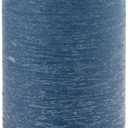 Melrose FIA Wick Candle, Blue, Wax and Plastic, 3-inch Diameter x 8-inch Height