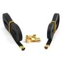 2pcs 2GT Open Timing Rubber Belt Length 1.2Meter Width 6mm with 8pcs Copper Buckle for Ender 3 3D Printer (Open Belt)