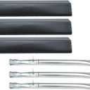 Direct store Parts Kit DG196 Replacement for Uniflame GBC831,GBC940,GBC981 Gas Grill Burners & Heat Plates (SS Burner + Porcelain Steel Heat Plate)