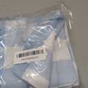 DII Buffalo Check Collection, Classic Farmhouse Cloth Napkin Set, 20x20, Light Blue & White, 6 Piece