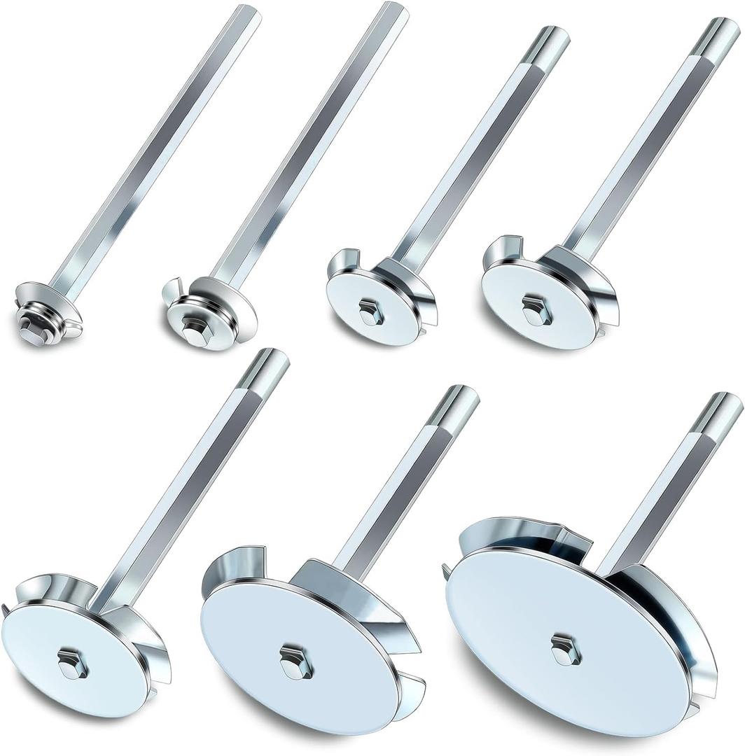 7Pcs PVC Fitting Saver, Pipe Reamer Tool, 1/2 In, 3/4 In, 1 In, 1-1/2 In, 2 In, 3 In, 4 In, Bit Socket Saver Set for PVC Plumbing, Fits Variable Speed Power Drill