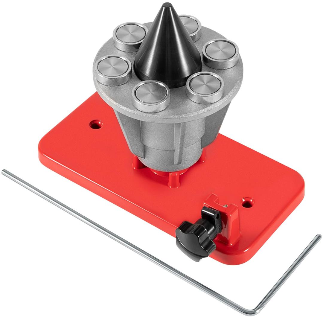 42-047 Magnetic Wall Mount Blade Balancer for Lawn Mower Blade Balancer 339075B (Red)