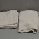 LAMIT Light Filtering Linen Curtains 84 inches Long for Bedroom, Cream Ivory Linen Textured Semi Sheer Back Tab and Rod Pocket Natural Boho Drapes for Living Room, 2 Panels, 42 x 84 Inch