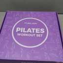 Pilates Ring Set for Women, Home Workout Pilates Equipment with Resistance Bands, 14'' Magic Circle, Mini Ball, Pilates Starter Kit for Strength, Toning and Flexibility