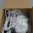 Conair Double Ceramic Hot Rollers for Long, Medium & Short Hair, 5 Ceramic Flocked 1-Inch Heated Hair Rollers with Clips, Hot Curlers for Women, Volume & Curls, Dual Voltage, Pink/White