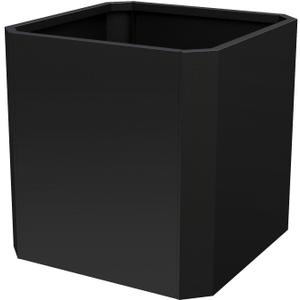 Steel Planter Box-24"x24"x24"-Large Square Planter Box-Outdoor Indoor-Cube Steel Planter Heavy Duty Black Metal Planter Box Commercial Residential for Home Garden Porch Hotel Patio, 24"Lx24"Wx24"H
