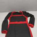 SOLY HUX Women's Long Sleeve Square Neck Bodycon Elegant Midi Dress Pencil Cocktail Party Dresses, Small