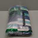 ZAZE Picnic Blankets Beach Blanket, 80''x80'' Extra Large Thick 3-Layers, Sandproof Machine Washable Waterproof Foldable Oversized XL Outdoor Mat, for Camping, Park, Travel, Grass(Blue White Stripe)