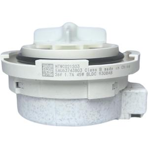 EAU63743803 Washer Drain Pump Assembly, OEM washing machine Pump Replacement Part for LG WM3600HWA, WM3600HVA, WM3700HRA, WM3400CW, WM3700HVA, WM3700HWA, WM3500CW