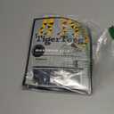 DOK TigerToes Premium Non-Slip Dog Socks for Hardwood Floors - Extra-Thick Grip That Works Even When Twisted - Prevents Licking, Slipping, and Great for Dog Paw Protection - Size Large (Classic Grey)