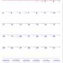 AT-A-GLANCE 2026 Wall Calendar, 8" x 11", Small, Ruled Blocks (PM12826)