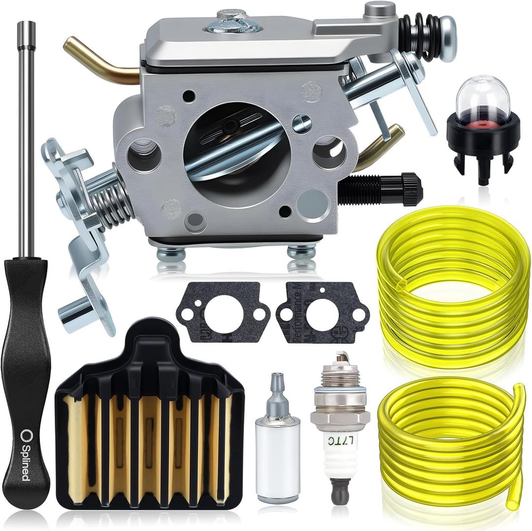 Powtol PP5020AV Carburetor for Poulan Pro 2 Stroke Chainsaw PP5020AV PP5020 PP4818A Replace 573952201 C1M-W47 Craftsman 358350980 358350982 358350981
